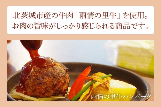 BX004　雨情の里牛ハンバーグ・うしごはんの具・コシヒカリのセット