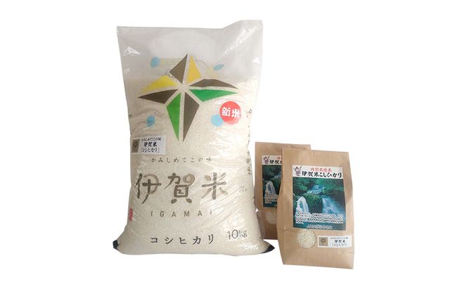【精米】令和7年産　伊賀米コシヒカリ　10kg+特別米2kg　お米 米 白米 こしひかり ごはん 三重県 名張市