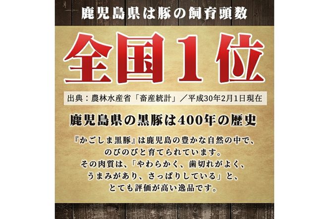a238 C801 鹿児島黒豚とんかつセット！トンカツにぴったりな黒豚ロースを合計900g！国産だから安心＜C-801＞【あいら農業協同組合】