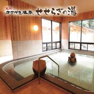 024DA01N.温泉入湯券「天然かさがた温泉せせらぎの湯」11枚綴り