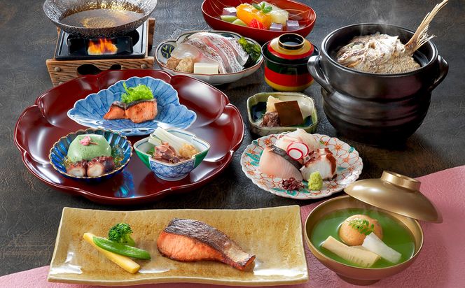 グランドニッコー淡路　日本料理”あわみ”淡路七福神会席（2名様1組）