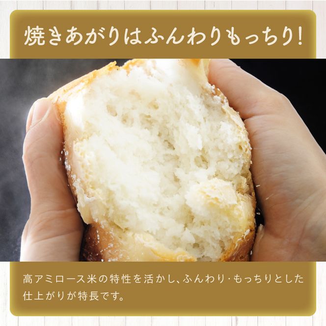 『こめの粉 雷粉』ミズホチカラ(パン・菓子用)500g×2袋 計1kg N194-YA0527
