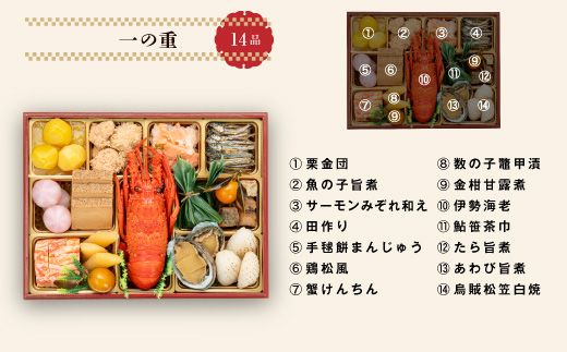 千賀屋謹製 2026年 迎春おせち料理「慶福」和風三段重 3～4人前 全35品　冷蔵