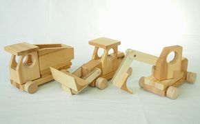 自分で組立ててみよう！はたらくくるま3種セット 工芸品 玩具 