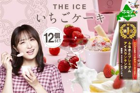 御礼！ランキング第1位獲得！ 【THE ICE】いちごケーキ12個セット【CJ0000103】
