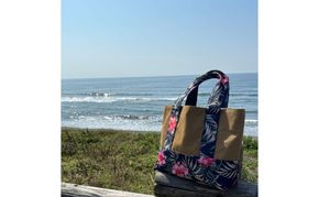 UPfire Aloha Tote（アロハトートバッグ）ファッション かばん トートバッグ アロハ柄 消防服 リユース リメイク 神奈川県 茅ヶ崎市