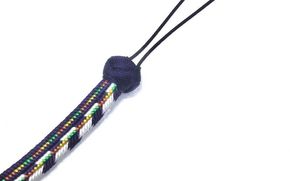 組紐ネックストラップゆるぎ組 矢絣柄４【hrkz0007-4】