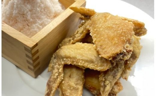 【レンジでチンするだけ♪】極旨塩手羽先唐揚げ 宮崎手羽ギョーザ セット（鶏肉 手羽先 手羽 唐揚げ 餃子 ギョウザ 調理済み 冷凍 人気）