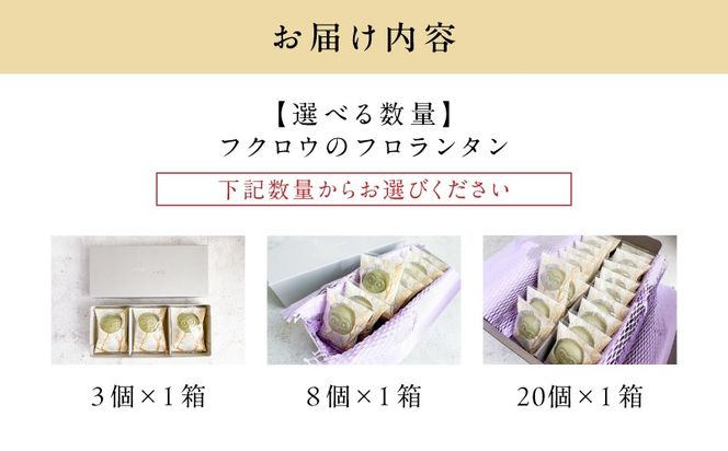 ＜選べる＞フクロウのフロランタン（3羽入 or 8羽入 or 20羽入）　K320-004_SKU