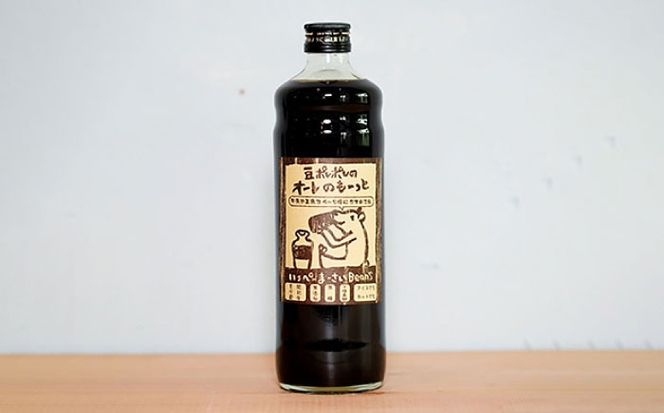 【全12回定期便】豆ポレポレのオーレのもーっと (無糖) 2本セット コーヒー 珈琲 カフェオレ カフェオレベース ギフト 沖縄市 / 豆ポレポレ[BCAW066]