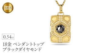 18金 ネックレス メンズ ブラックダイヤモンド 4ct 亀甲 喜平 18k ゴールド ダイヤ ペンダントトップ 大きめ ジュエリー ローズカット イエローゴールドk18 k18 縁起物 お守り 人気 普段 使い240315400dycm SWAA279