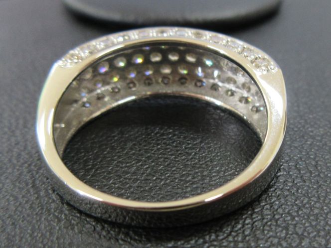 Pt950 1.00ct ダイヤリング SWCB006-pt