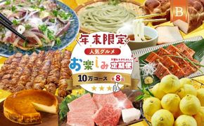 【 年末限定 】 8回 定期便 四万十 人気グルメ お楽しみ定期便 しまんと ふるさと定期便 10万円 Bコース 今だけ 鰻 牛肉 豚肉 パン 魚 タタキ カツオ うどん 柑橘 はるか フルーツ ケーキ ごちそう 贅沢 豪華 高知 四万十市 25-815