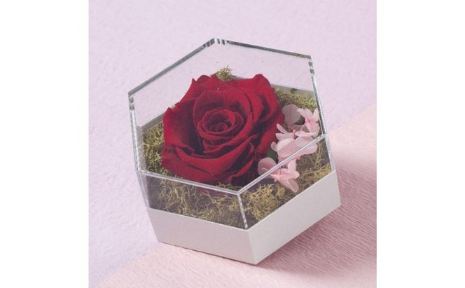 フラワーアレンジメント プリザーブドフラワーアレンジメント「ダーククリムゾン」 インテリア 手づくり  プリザーブドフラワー プレゼント 玄関 ベッドサイド 食卓  墨田区 東京都