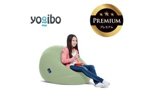 Yogibo Drop Premium（ヨギボー ドロップ プレミアム）＜ピスタチオ＞【ビーズクッション ビーズ 座椅子 椅子 クッション ビーズソファー ビーズソファ 新生活 プレゼント インテリア 家具 ベッド ゲーム】-[G763-13]