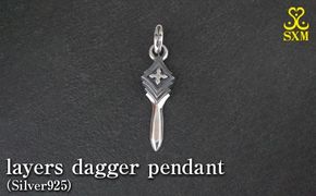 layers dagger pendant