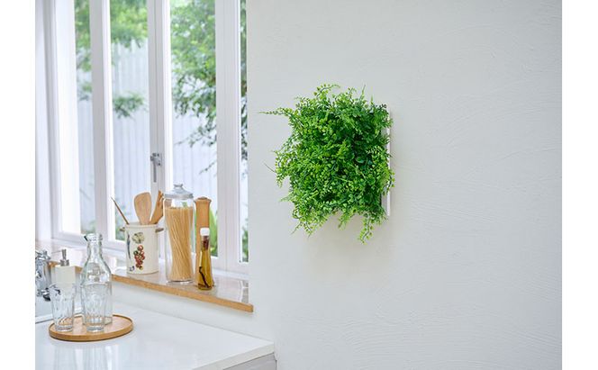 ＤＥＣＯ ＧＲＥＥＮ ウォールパネル WG-50A アジアンタム 3個セット フェイクグリーン 壁掛け  アイリスオーヤマ ウォールグリーン 25×25cm 正方形 インテリア おしゃれ 壁面緑化パネル 人工観葉植物