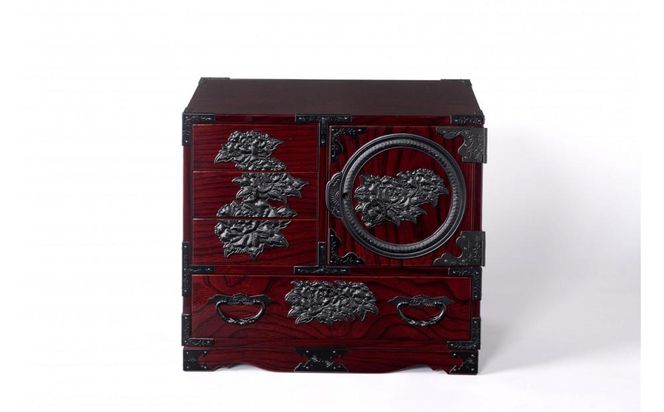 仙台箪笥　弐番　木地呂塗【伝統 工芸品 グッドデザイン賞 タンス たんす 和タンス 仙台】 041009_GJ005