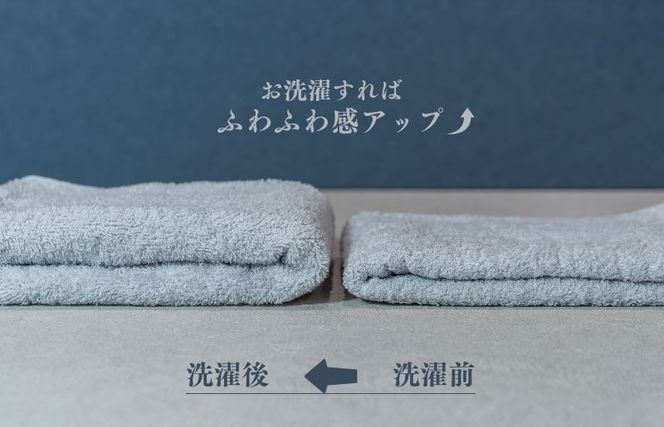 010B1704 スーピマフェイスタオル 4枚（グレー）【国内製造 日本製 泉州タオル スーピマコットン 無地 吸水力 耐久性】