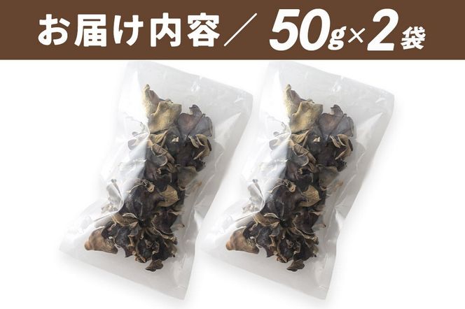国産 乾燥きくらげ 100g 天日干し 秋田県北秋田市産 [きくらげ 木耳 キクラゲ 乾燥 手のひらサイズ 秋田県 北秋田市]|grmy-020201