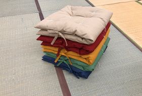防災頭巾としても使用できる座布団【CW48W】

