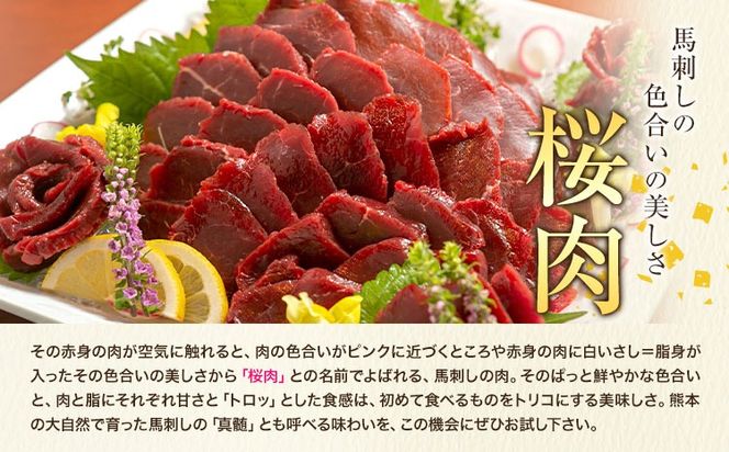 【12ヶ月定期便】国産赤身馬刺し 約560g 馬刺しのたれ付き 千興ファーム 馬肉 冷凍 《申込みの翌月から発送》 新鮮 さばきたて 真空パック SQF ミシュラン 生食用 肉 菅乃屋 熊本県御船町 特産品 数量限定---sm_fskbstei_24_255000_560g_mo12---