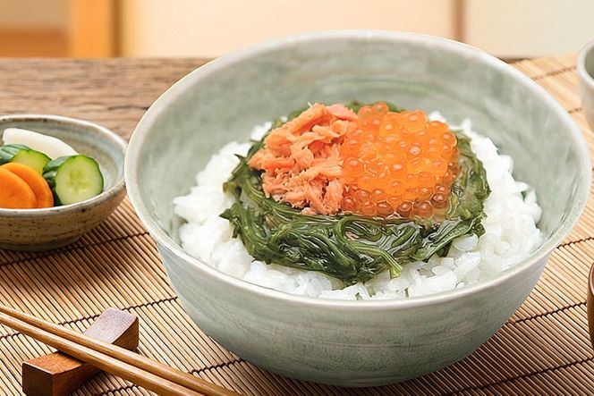 海鮮 詰め合わせ めかぶ海鮮一膳 2種 8点セット [カネカシーフーズ 宮城県 気仙沼市 20565971] メカブ 惣菜 セット 海鮮丼 冷凍