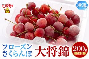フローズンさくらんぼ「大将錦」2L玉200g入 hi004-hi029-016r