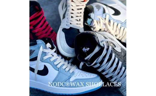 NODC WAX SHOELACES ３セット［173N27］NODC WAX SHOELACES 靴ひも 選べる カラー サイズ 120cm 140cm 160cm 紐 スニーカー ローカット
