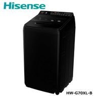 ハイセンス  【標準設置費込み】全自動洗濯機 洗濯7.0kg 洗剤自動投入 コンパクト ブラック HW-G70XL-B 【 家電 人気 おすすめ 】 【kw0085-0110-1】