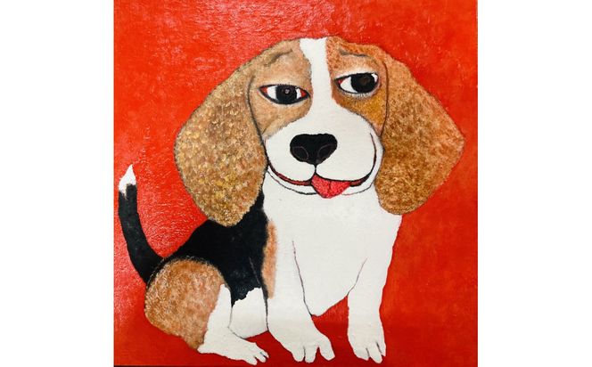 アーティストが描く愛しいペットのポートレート　S30号 142069_DK012