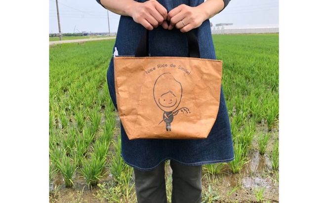 5kgコシヒカリ～アップサイクル米袋バッグ（ミニトート）付き～ お米 ライス ご飯 主食 おにぎり お弁当 石川県産 能美市産 雑貨 バック 