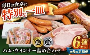 【全6回定期便】＼DLG金賞・銀賞受賞！／糸島の陽光 ハム 6種 セット 6 糸島市 / 志摩スモークハウス ハム ソーセージ 食べ比べ[AOA051]