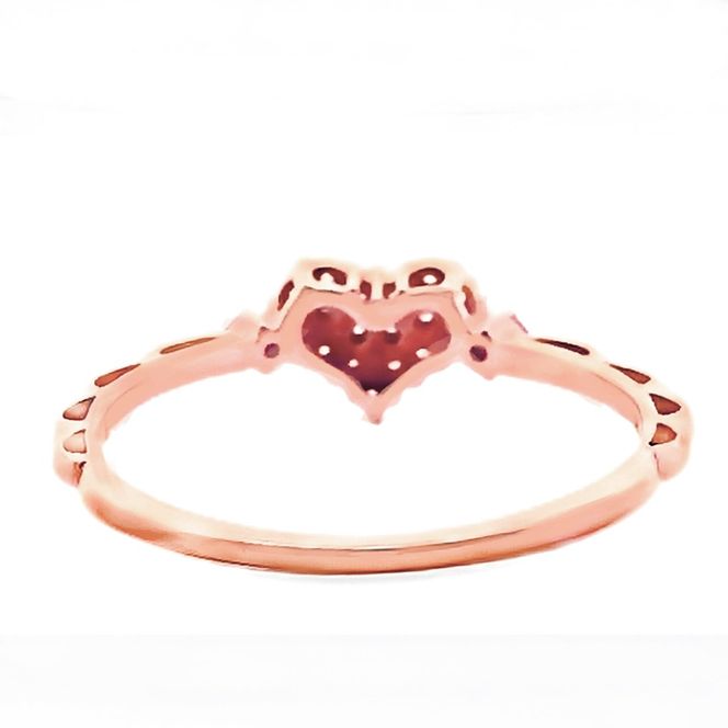 K18ＰＧ DIA ルビー　パヴェリング　0.10ＣＴ　RADR-5318DI-Ｒ 188-124