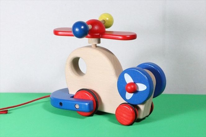 木製おもちゃ ヘリコプター