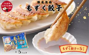 もずく餃子　12個入×5パックセット【勝連漁業協同組合】