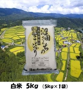 【令和6年産 新米予約】沼田さんちの満点こしひかり 5kg (6-35) 