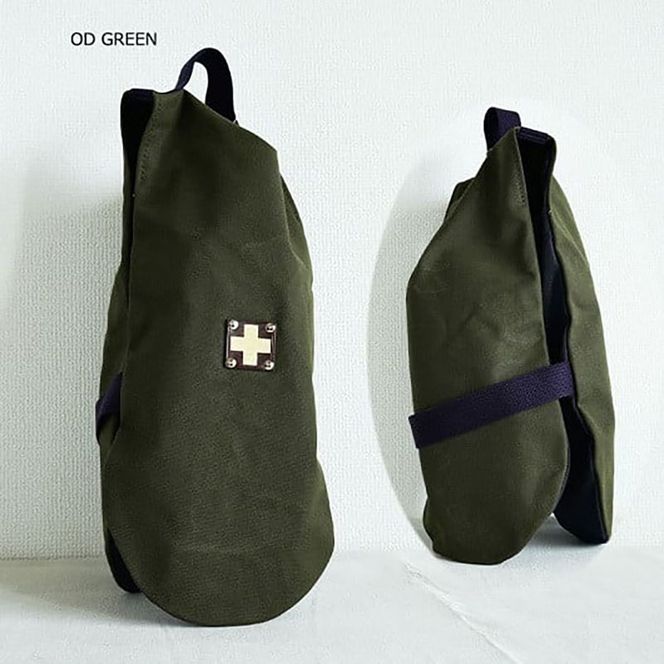 木の庄帆布 公式 シューズケース シューズサック Shoes Case 【KinoshoTRANSIT】　K-KHG-SS01M-（C/#OD GREEN / ODグリーン）　ゴルフ シューズケース おしゃれ 高密度帆布