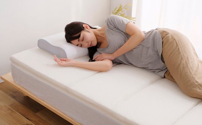 マットレス エアリーマットレス MARS-6S  シングル 6つ折り 折りたたみ 洗える 通気性 腰 寝具 新生活 一人暮らし エアリー アイリスオーヤマ