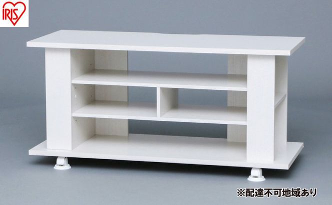 テレビ台 AVボードオープンタイプ OAB-100 オフホワイト テレビ台 ローボード おしゃれ キャスター アイリスオーヤマ TV台 AVボード 北欧 テレビボード TVボード 新生活 一人暮らし シンプル かわいい オープンテレビ台 ローテレビ台 収納 