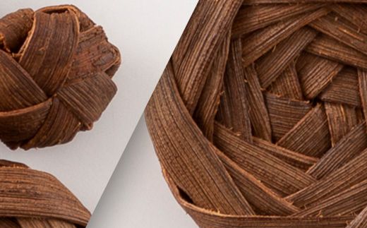 FYN6-436 山形県 西川町 大井沢産 山ぶどうのチャーム 「バラA」 国産 山葡萄 つる 手作り ハンドメイド 伝統工芸品 民芸品 キーホルダー 贈答 贈り物 ご自分用 自宅用