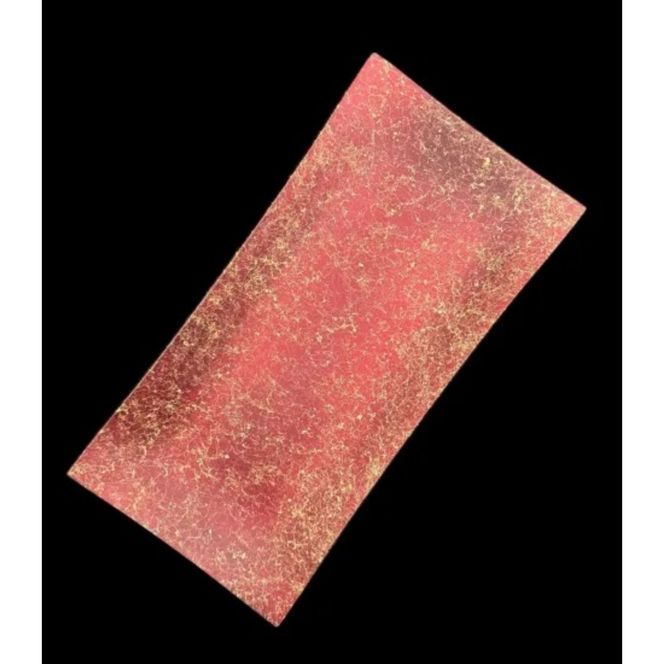 波レクタングルプレート  乱糸（マット仕上げ）赤溜［NF102］ 303446_CU90048VC02