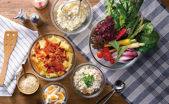 耐熱ガラスボウル 5点セット ベージュ TGB-5S アイリスオーヤマ 10,000円台おすすめ返礼品日用品 電子レンジ オーブン 作り置き 保存 スイーツ お皿 色移り 匂い移り クリア容器 ラク 食洗機 省スペース 収納 蓋 