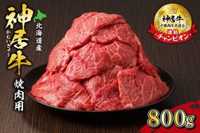 佐藤さんちの神居牛 焼肉用 計800g_S013-0007