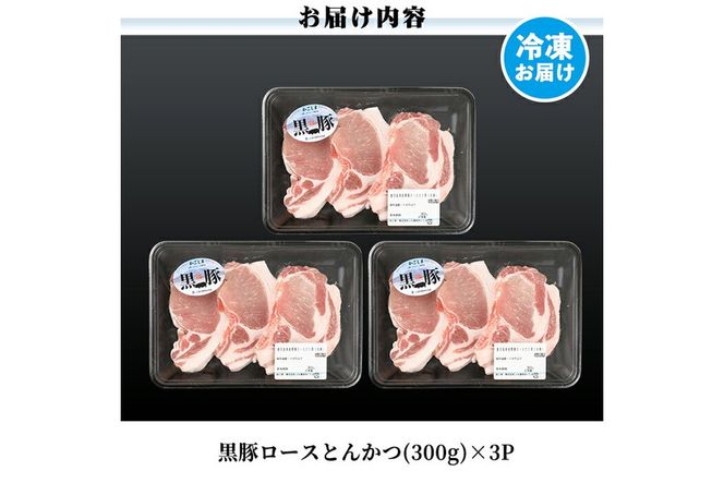 a238 C801 鹿児島黒豚とんかつセット！トンカツにぴったりな黒豚ロースを合計900g！国産だから安心＜C-801＞【あいら農業協同組合】