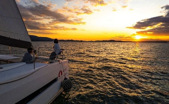 【 天然温泉 入浴 付き 】 貸切 ヨット クルーズ チケット 温泉 入浴 利用券 サンセット 温泉利用券 