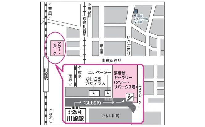 川崎浮世絵ギャラリーをご覧いただける年間パスポート引換券
