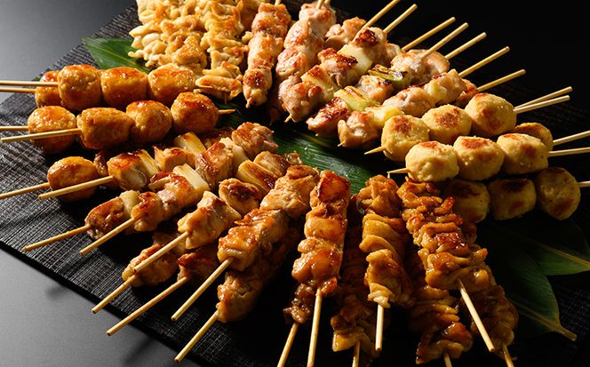 つくば鶏 焼き鳥セット 40本 焼き鳥 焼鳥 もも肉 ネギま ネギ間 鶏皮 つくね 串 串焼き 茨城県 守谷市