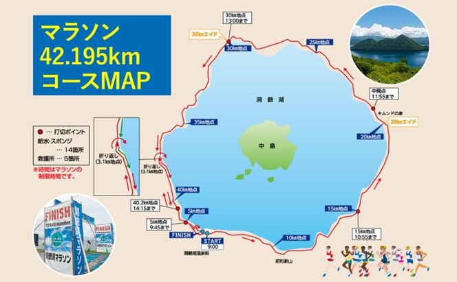 洞爺湖マラソンに参加して大会を応援！ エントリー権 (1人)