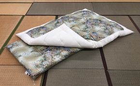極上純綿もめん布団「掛敷ふとんセット」（青色）掛け1枚、敷き1枚【CW06W1】